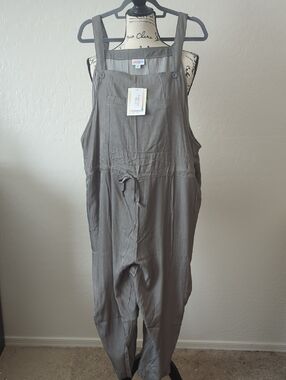 Lularoe Juliet Blend Gray Overalls Jumpsuit